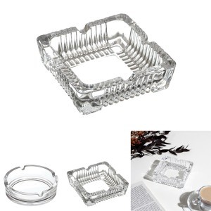Peleninė stiklinė 10,5x3,5 cm Home Deco TB1124