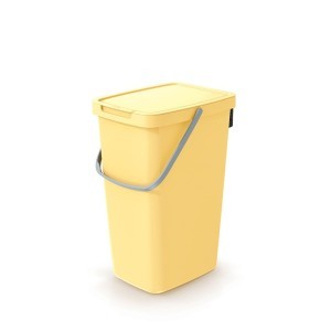 Šiukšliadėžė 20 l 29,5x23,5x44,5 cm geltona SYSTEMA Q COLLECT KEDEN
