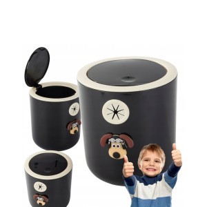 Šiukšliadėžė vaikiška plastikinė 2 l 16.5x14x14 cm (mix 2) 27330