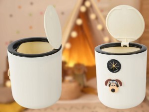 Šiukšliadėžė vaikiška plastikinė 2 l 16.5x14x14 cm (mix 2) 27330