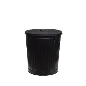 Šiukšliadėžė metalinė su dangčiu 62 l D44xH45 cm (mix) 4Living 306807