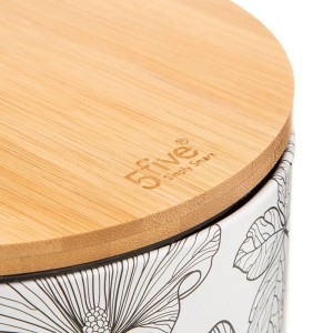 Šiukšliadėžė metalinė 3 l su lėto uždarymo mech. 22,5x17x23 cm 5Five 174692A