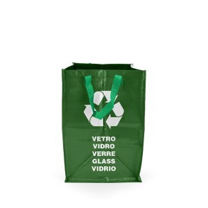 Maišas šiukšlių rūšiavimui žalias 31,5x44x32cm daugkartiniam naudojim. Confortim