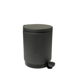 Šiukšliadėžė metalinė 5 l 29x20,5x27 cm juodos spalvos Onyx 5Five 200173B