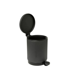 Šiukšliadėžė metalinė 5 l 29x20,5x27 cm juodos spalvos Onyx 5Five 200173B