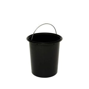 Šiukšliadėžė metalinė 5 l 29x20,5x27 cm juodos spalvos Onyx 5Five 200173B