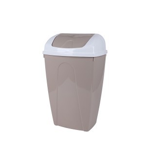 Šiukšliadėžė plastikinė 50 l 33,5x43x69 cm smėlio spalvos Urban Living 64406
