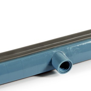 Šepetys grindų/kilimų valymui guminis su gremžtuku be koto 32 cm PERFETTO 12403