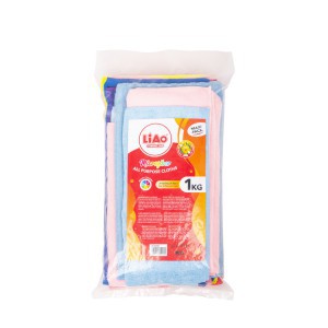 Šluostės mikropluošto 20 vnt. 38x50 cm 1 kg LIAO G130093