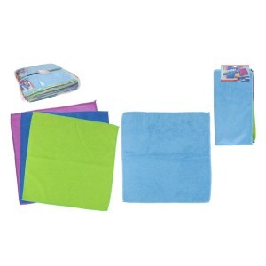 Šluostės mikropluošto 4 vnt. 40x40 cm 8445393447650