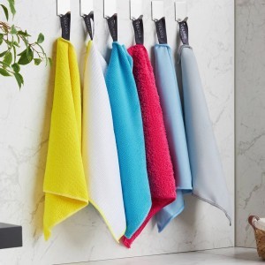 Šluostės mikropluošto skirtingiems paviršiams 6 vnt 30x30 cm Velkea 75217