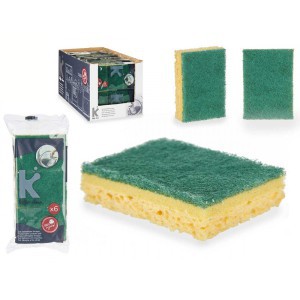 Kempinėlės/šveistukai virtuvei 6 vnt (3 sluoksniai) Better Clean 87224