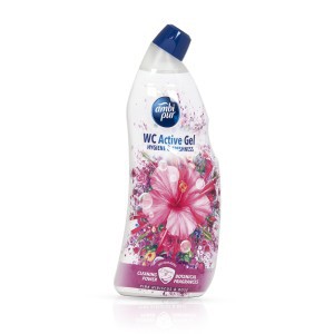 Valiklis WC kinrožės ir rožės aromato žele 750 ml AMBI PUR