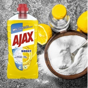 Universalus valiklis 1L Ajax Boost Soda&Lemon