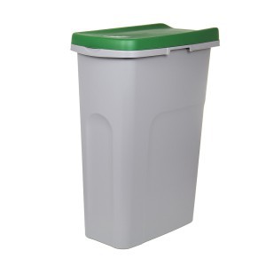 Šiukšliadėžė rūšiavimui 40 l pilka/žalia ECO 70781 Italija STEFANPLAST (6)