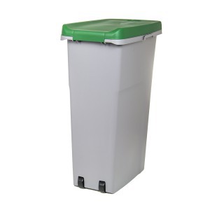 Šiukšliadėžė rūšiavimui 40 l pilka/žalia ECO 70781 Italija STEFANPLAST (6)