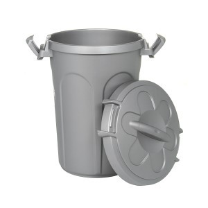 Šiukšliadėžė su užspaudžiamu dangčiu 23 l Jerry 37x32x46 cm Italija STEFANPLAST