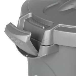 Šiukšliadėžė su užspaudžiamu dangčiu 23 l Jerry 37x32x46 cm Italija STEFANPLAST