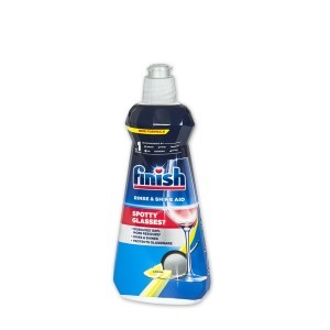 Indaplovių skalavimo priemonė Finish Shine and Dry Lemon 400 ml