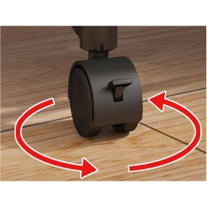 Kabykla stovas drabužiams su ratukais H169x60x33 cm juoda 27258