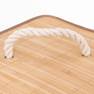 Dėžė skalbiniams 48 l 35x35x50 cm bambukinė 5Five 174781