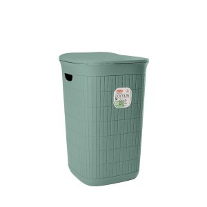 Dėžė skalbiniams žalsva Domus 50 l 37x36x56 cm 90202 Italija STEFANPLAST