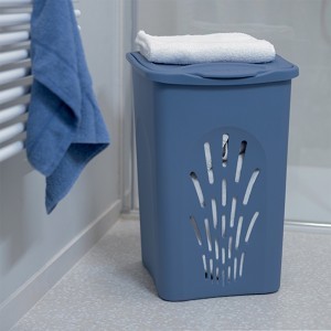 Dėžė skalbiniams mėlyna Primavera 50 l 37x37x56 cm 70113 Italija STEFANPLAST