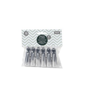 Segtukai skalbiniams nerūdijančio plieno 6 vnt Urban Living 37327