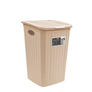 Dėžė skalbiniams kreminė Elegance 50 l 38x37x54,5 cm 30084 Italija STEFANPLAST