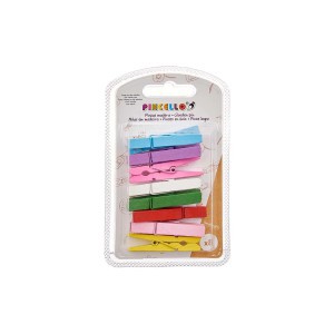 Segtukai nuotraukoms mediniai 8 vnt Pincello 82821