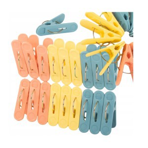 Segtukai skalbiniams plastikiniai 18 vnt. 6.5 cm 1.5 cm 27326