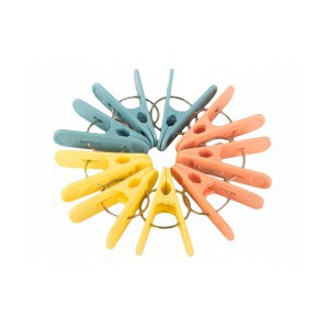 Segtukai skalbiniams plastikiniai 18 vnt. 6.5 cm 1.5 cm 27326