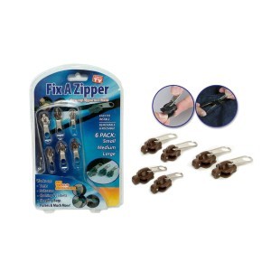 Užtrauktukų taisymo rinkinys 6 vnt. įv. dydžių 15265