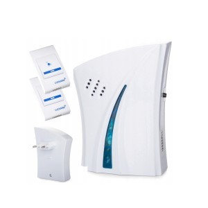 Skambutis durų belaidis 100x75x30 mm 01018