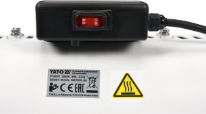 Šildytuvas infraraudonųjų spindulių 1500W LOW GLARE YT-99536 YATO