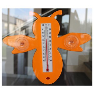Termometras lauko su siurbtukais BITĖ 23x19,5 cm (-30 +50) MAK5786