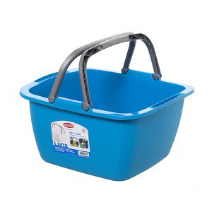 Krepšys plastikinis su rankenom 18,5 l (3 spalvos) PRO158N Italija STEFANPLAST