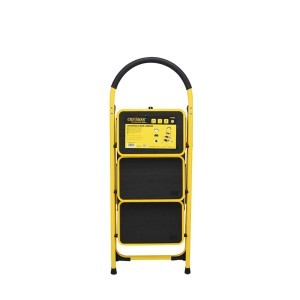 Kopėčios 3 laiptelių su lenkta atrama 150 kg 1215904 Crownman