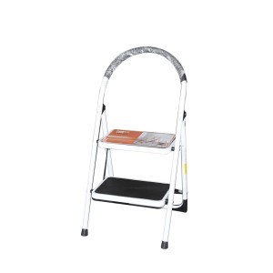 Kopėčios 2 laiptelių su lenkta atrama 150 kg 1559502-1 142002 1215912