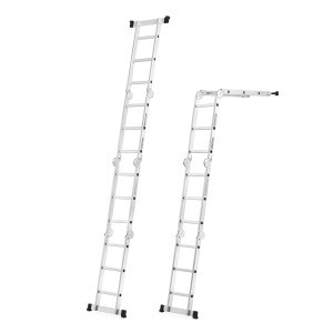 Kopėčios aliumininės daugiafunkcinės 4x3 laipteliai 3,6 m 150 kg 171270-B