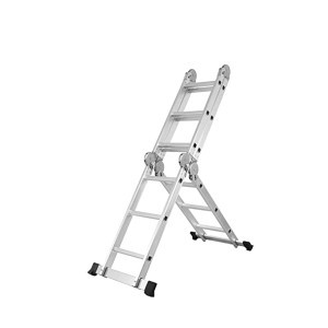 Kopėčios aliumininės daugiafunkcinės 4x3 laipteliai 3,6 m 150 kg 171270-B