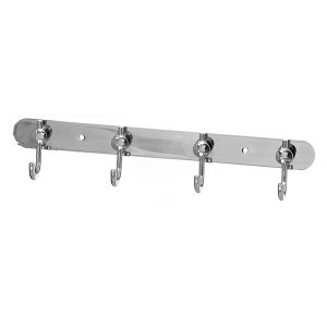 Kabykla drabužiams ner. plieno 31 cm 4 kabliai YM1366