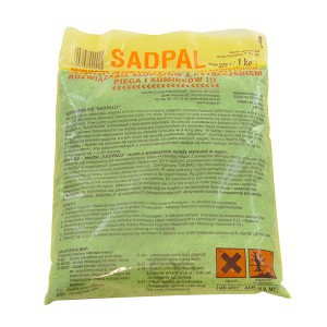 Kaminų suodžių valymo milteliai SADPAL 1 kg Lenkija (23) išpard.