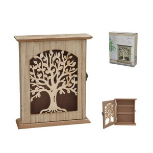 Dėžutė raktams MDF Medis 20x6x24.5 cm 8445393539508