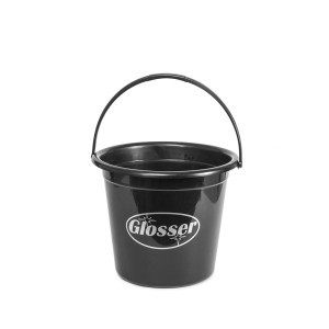 Kibiras plastikinis 10 l juodas Glosser