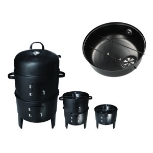 Kepsninė apvali trijų dalių 80*53*42cm BBQ (nukainuota dėl nedidelių aplanksty.)