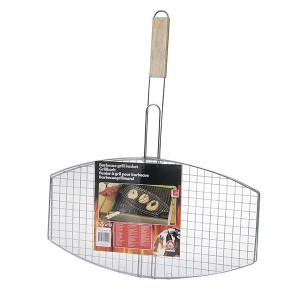 Grotelės griliui BBQ 45x25 cm ovalios 871125295190