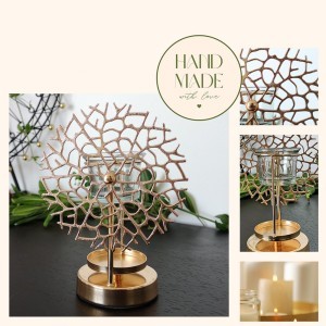 Eterinių aliejų šildytuvas metalinis 8x18 cm Zen Arome