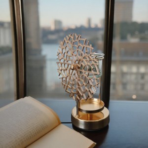 Eterinių aliejų šildytuvas metalinis 8x18 cm Zen Arome