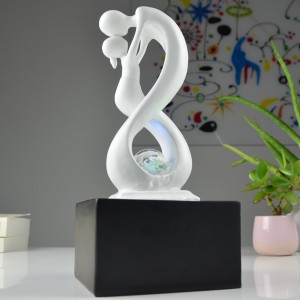 Fontanas kambarinis relaksui su LED baltas  14x14x31 cm Zen Arome